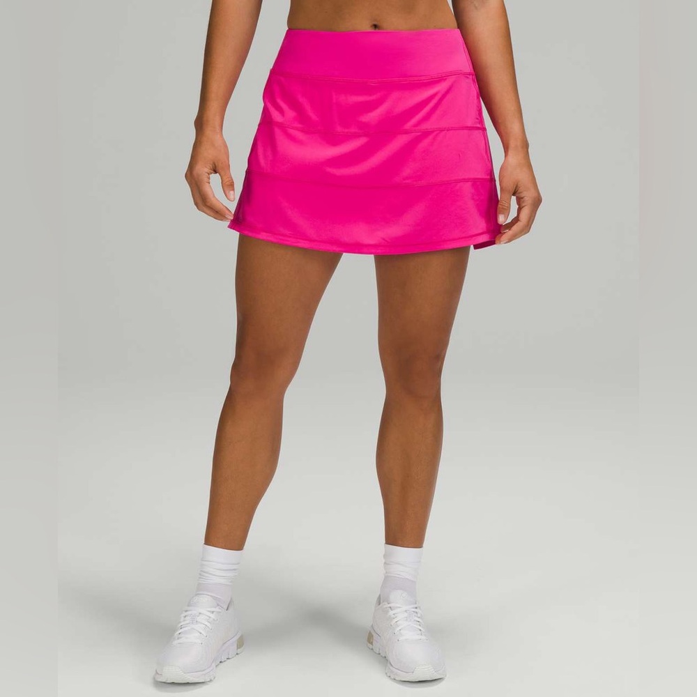 Lululemon Sonic Pink Pace Rival Skirt (Long), Size 4